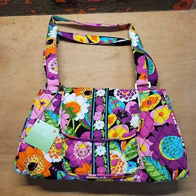 Vera Bradley Edie Satchel Va Va Bloom Floral Quilted Two Strap Shoulder Bag • $24.99