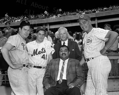 Tom Seaver Roy Campanella Oldtimers Day Shea Stadium 1969 Photo Print Poster • $19.99