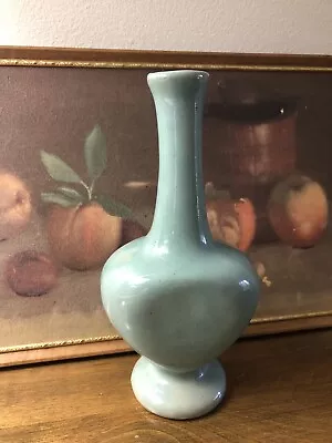 VTG Zanesville Pottery “Perfume” Bud Vase Celadon  • $17.25