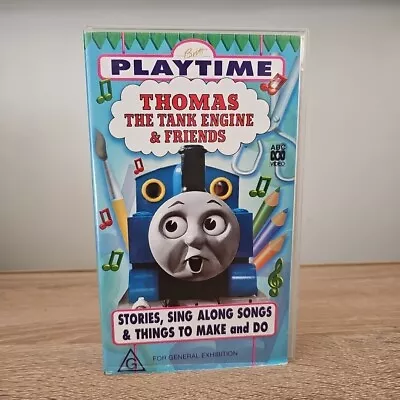 Thomas The Tank Engine VHS Tape. Stories Sing Along Songs & Things To Make & Do • $20