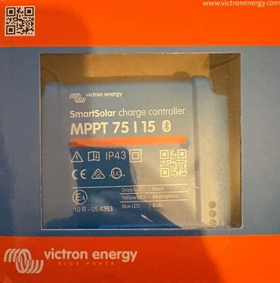 Victron Energy BlueSolar MPPT Charge Controller – 75V 15A – For 12V/24V Leisure Batteries
