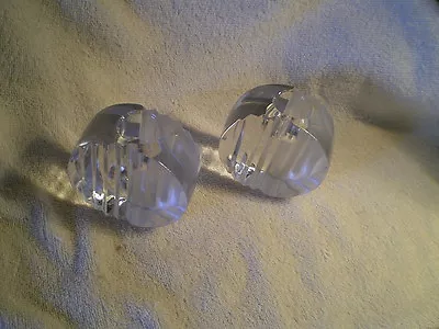 Mikasa Lead Crystal Candle Holders (2) Yugoslavia • $24