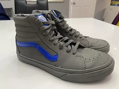 Vans High Tops Size UK5.5 Ladies Grey/Blue • £10