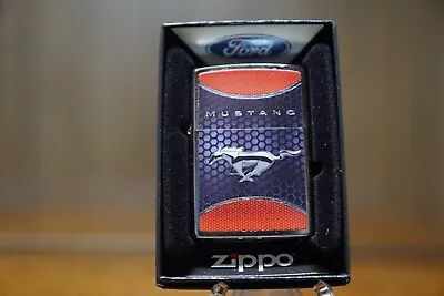 Ford Mustang Zippo Lighter Mint In Box • $28.95