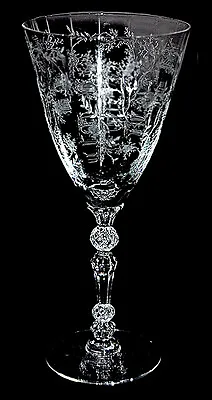 Fostoria Chintz 7 1/2  Water Goblet • $18.99