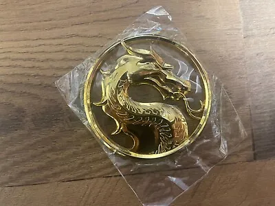 BAM BOX REPLICA PROPS GAMER MORTAL KOMBAT Dragon Emblem Medallion Coin RARE LE • $59.99