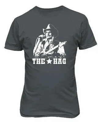 Merle Haggard Vintage Country Music Outlaw Redneck Concert Band Men's T-Shirt • $18.49