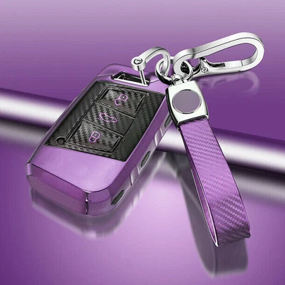 $24.10 • Buy TPU Car Key Case Cover Holder For VW Volkswagen Atlas Golf Jetta Passat CC Skoda