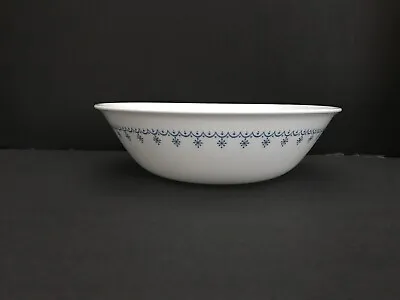 Vintage Corelle Blue Snowflake Garland Serving Bowl 8.5  • $15