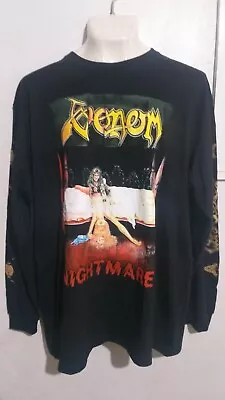 Venom Nightmare Long Sleeve T Shirt Heavy Metal Bathory Hellhammer Mercyful Fate • $30