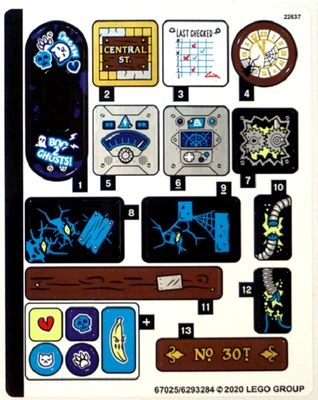 £2.99 • Buy Lego Sticker Sheet For Set 70430 Newbury Subway - New