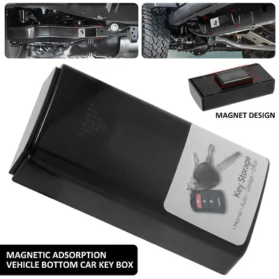 Magnetic Car Key Holder Box Outside Secret Stash Safe Case Safe Emergency Box ʚ • £8.22