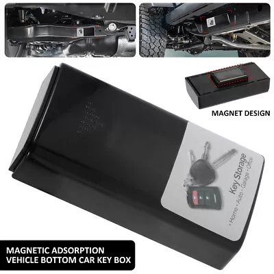 Magnetic Car Key Holder Box Outside Secret Stash Safe Case Safe Emergency Box❤ • £7.90