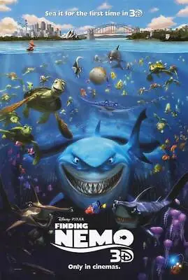 Finding Nemo 3D  2012 Movie Poster Premium Quality Choose Your Size • $23.98