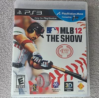 MLB 12 The Show / PS3 PlayStation 3 / Complete CIB W.  Manual / Mint Disc • $7.27