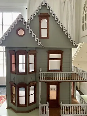 Victorian OOAK Wood Artisan Built Finished Assembled Complete 1  Dollhouse • $395