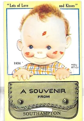Vintage Drop Down Viewspostcardchildrenmabel Lucie Attwell From Southampton  • £3.99