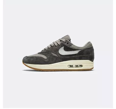 Womens 8 Nike Air Max 1 Premium Crepe Soft Grey Mens 6.5/ UK6 • $135