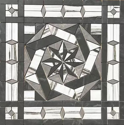 36  X 36  Tile Medallion Mosaic - Daltile Vertuo Tile Series • $295