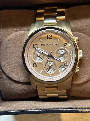 Michael Kors Watch Ladies Rose Gold MK5128 • £50