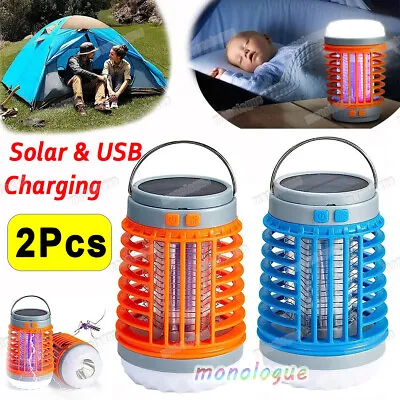 Mosquito Zapper Bug Light Bulb With Solar & USB Charging Buzz Blast Pro 2023 New • $17.99