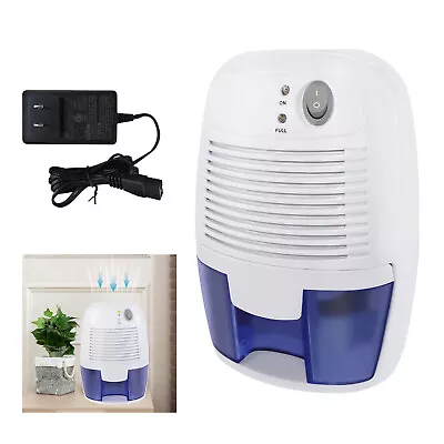 Mini Portable Compact Dehumidifier (500 Ml) Auto Shut Off Quiet Helps Humidity • $34.50