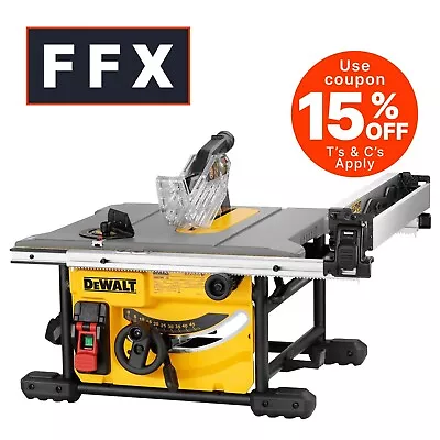 DeWalt DWE7485-GB 240V 210mm 1850W Compact Table Saw With Blade DWE7485 • £445