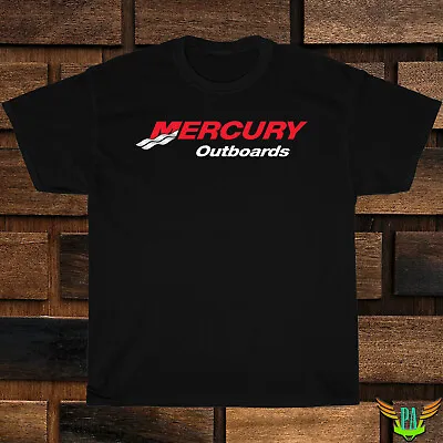 New Mercury Boats Logo Outboards T-shirt Size S-5XL • $20.89