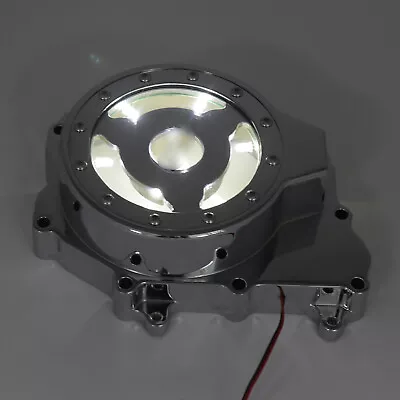 White LED Stator Engine Cover See Through For Yamaha 06 YZF-R6S/03-06 YZF-R6 • $75