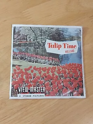 Vintage Tulip Time Holland VIEWMASTER 3 Reels & Sleeves View Master C-385 • $4.97