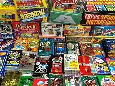 Huge Lot 55+ Vintage Baseball Cards Unopened Packs Total Of 55+ Card Per Lot MLB • $8.99