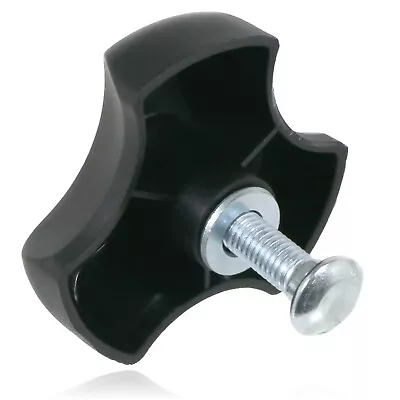 UNIVERSAL Lawnmower Handle Wing Nut And Bolt M8 Screw Replacement Triangle Knob • £7.39