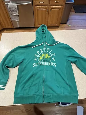 Vintage Seattle SuperSonics XXL Hoodie • $49.99