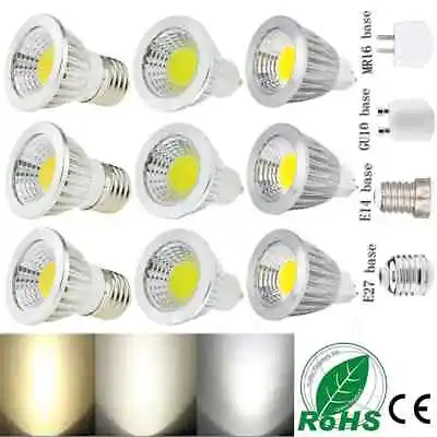 GU10 MR16 E27 E14 Dimmable 9W 12W 15W LED COB Spotlight Bulbs Lamp Super Bright • $3.15