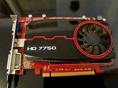 £14.99 • Buy AMD AX7750 2GBK3-H Radeon HD 7750  PCIe Graphics Card