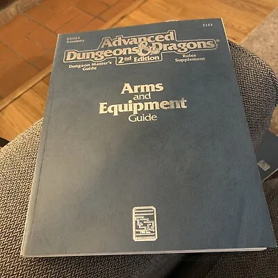 Arms And Equipment Guide Advanced Dungeons & Dragons 2E 1991 TSR Vintage • $39.95
