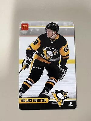 Pittsburgh Penguins Jake Guentzel Gift Card Mcdonald’s Arch Card RARE!￼ • $20