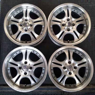 JDM ENKEI DESIGNATO 15x6J 4x100 ET+38 GENUINE VIP LUXURY STANCE WHEELS • $450