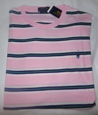 Nwt Mens Ralph Lauren Polo S/s T-shirt~striped~sz Xl • $0.99