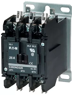 Eaton C25DNF230B Definite Purpose Contactor 30 Amp 15-50A Frame Size Two-pole • $35