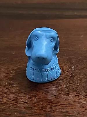 *VTG* McGruff The Crime Dog Take A Bite Of Crime Blue ERASER Pencil Topper NEW • $3