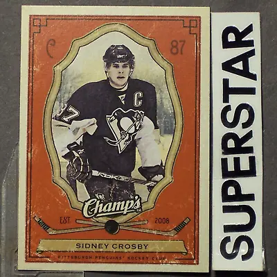 SIDNEY CROSBY 2009-10 Upper Deck Champ's RED #83 (b Pittsburgh Penguins • $12