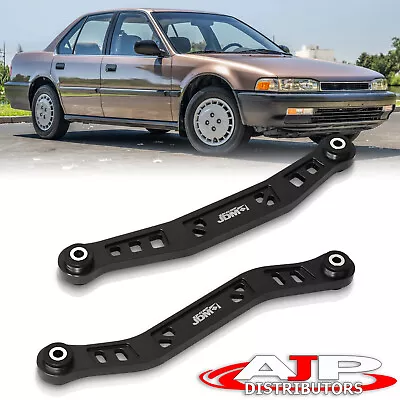 Black Rear Lower Control Arms LCA CNC Aluminum Strut For 1990-1993 Honda Accord • $44.99