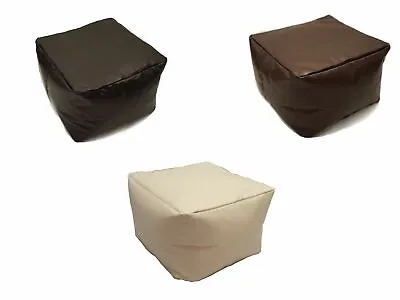 Beanbag Adult Faux Leather Footstool Garden Indoor Outdoor 30cm  • £11.95