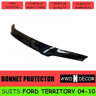 $89.99 • Buy Bonnet Protector For Ford Territory 2004-2010 Tinted Black Guard