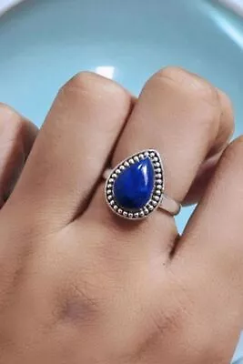Lapis Lazuli Gemstone 925 Sterling Silver Ring Mother's Day Jewelry DS-520 • $15.49