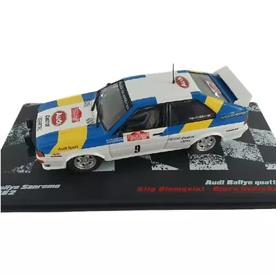 Audi Rallye Quattro Blomqvist Rally Sanremo 1982 1:43 Ixo Altaya Diecast • £23.99