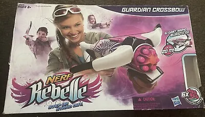 Nerf Rebelle Guardian Crossbow Gun Blaster Toy Shooter With Darts Bullets • $55