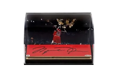 Michael Jordan Autographed Game Floor Photo Display Case 1988 Celebration UDA • $14995