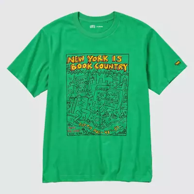 Uniqlo Keith Haring Ut Archive Ny Pop Art Graphic T-shirt Green Size 3xl • £19.99